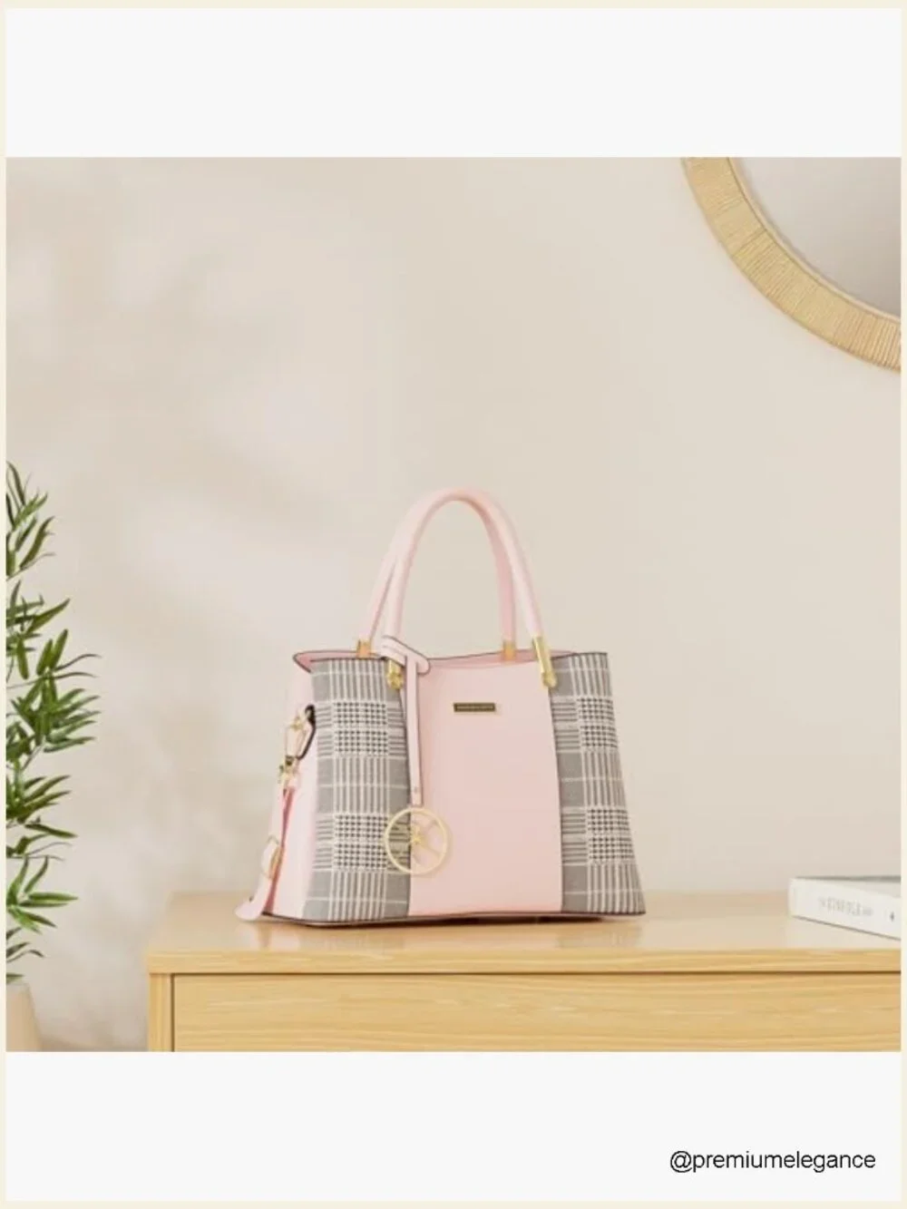 Top Handle Satchel Messenger Tote Bag with Shoulder Strap